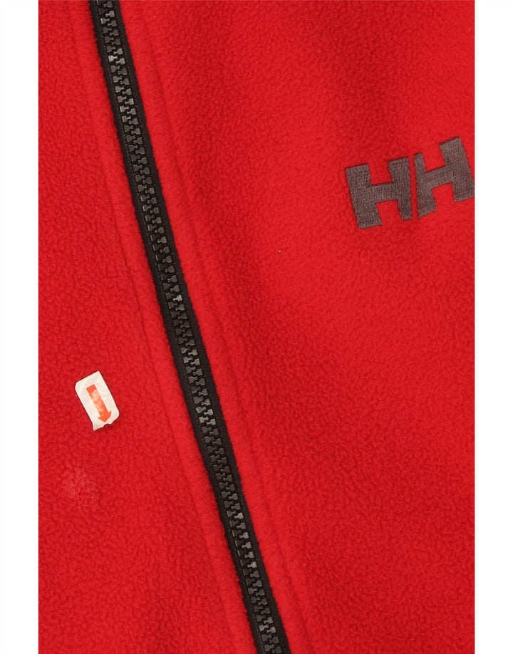 Helly Hansen Mens Fleece Jacket UK 40 Large Red Polyester