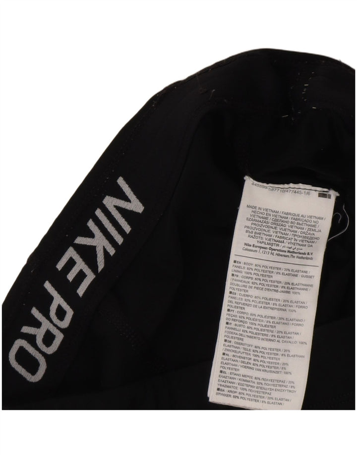 NIKE Womens Tracksuit Trousers UK 10 Small Black Polyester