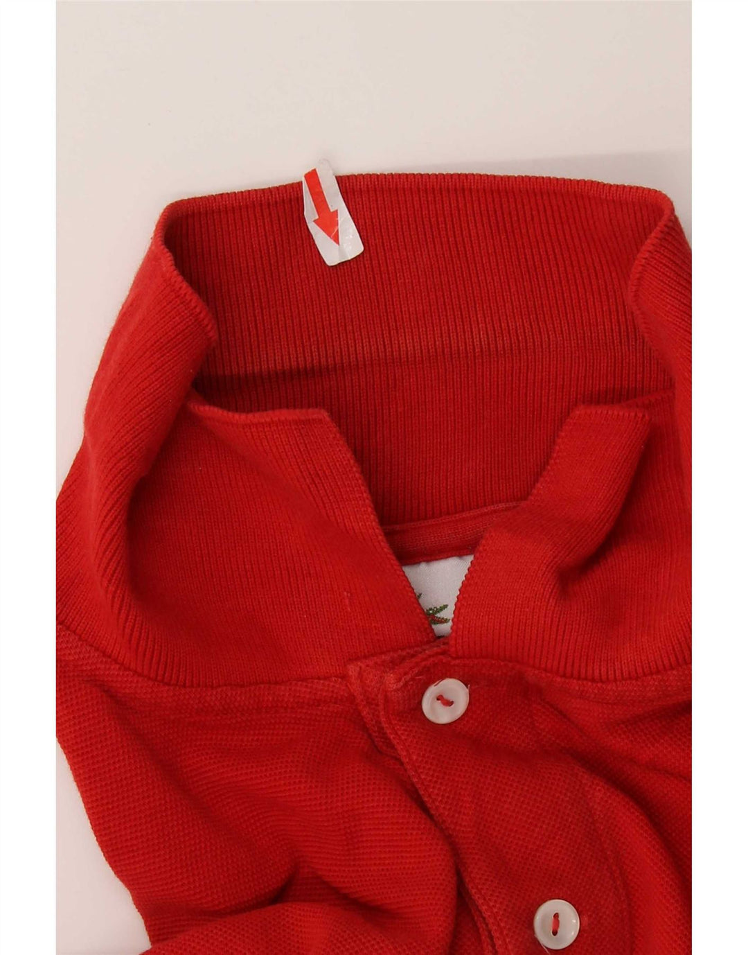 Lacoste Mens Polo Shirt Size 2 XS Red Cotton