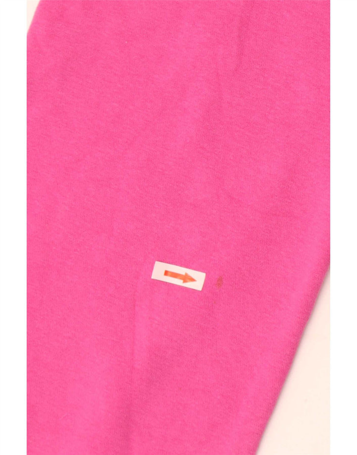 Adidas Womens Tracksuit Trousers EU 34 Small Pink Cotton