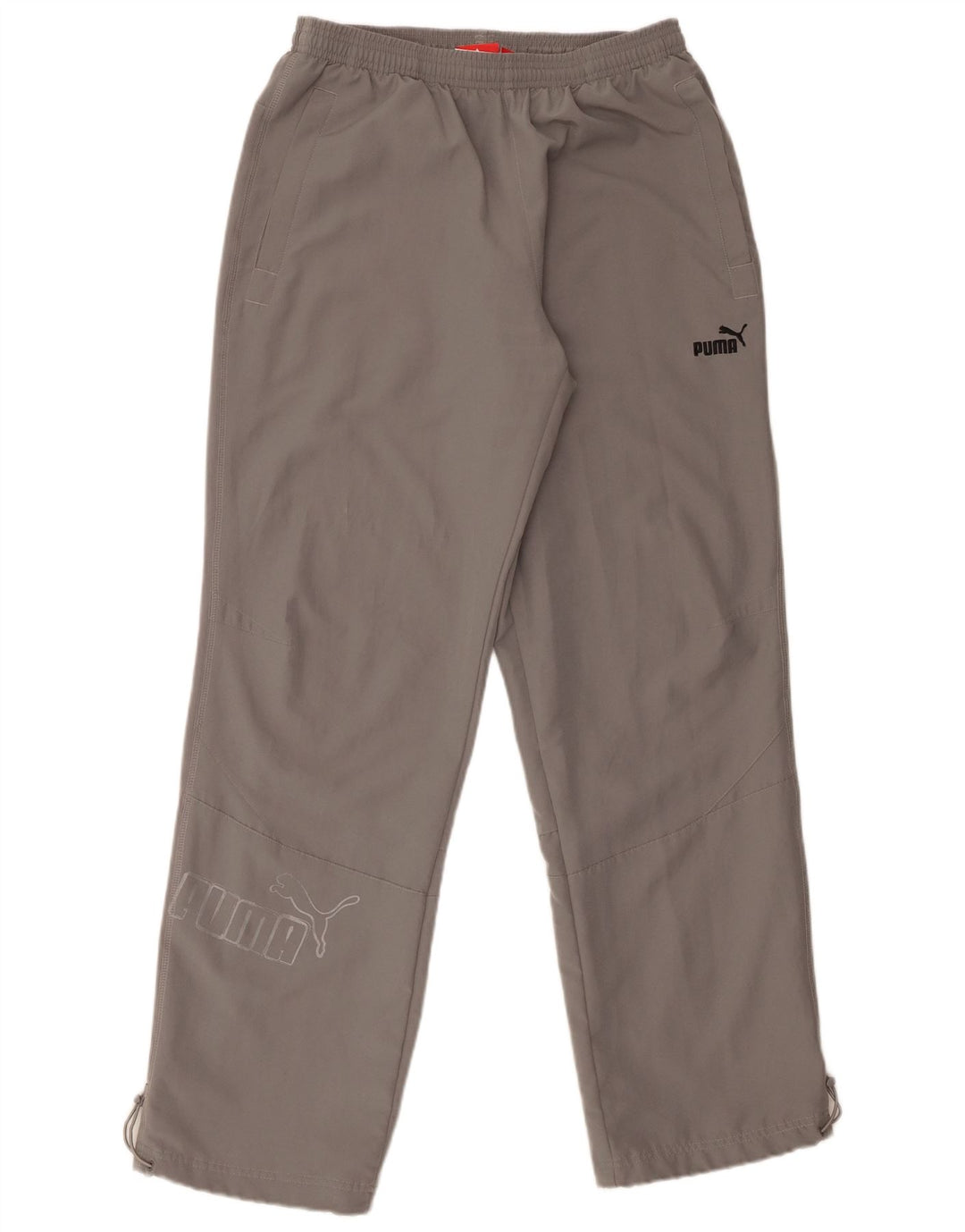 Puma Mens Graphic Tracksuit Trousers Medium  Grey Polyester