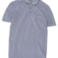 Ted Baker Mens Polo Shirt Size 3 Medium Blue Modal