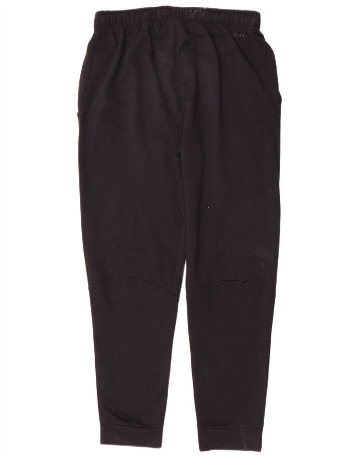 Nike Mens Dri Fit Tracksuit Trousers Joggers Medium  Black Polyester