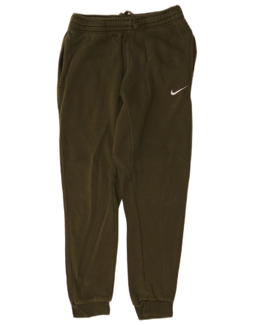 Nike Mens Tracksuit Trousers Joggers Small Khaki Cotton