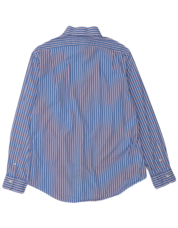 Ralph Lauren Mens Regent Custom Fit Shirt Size 16 42 Large Blue Striped