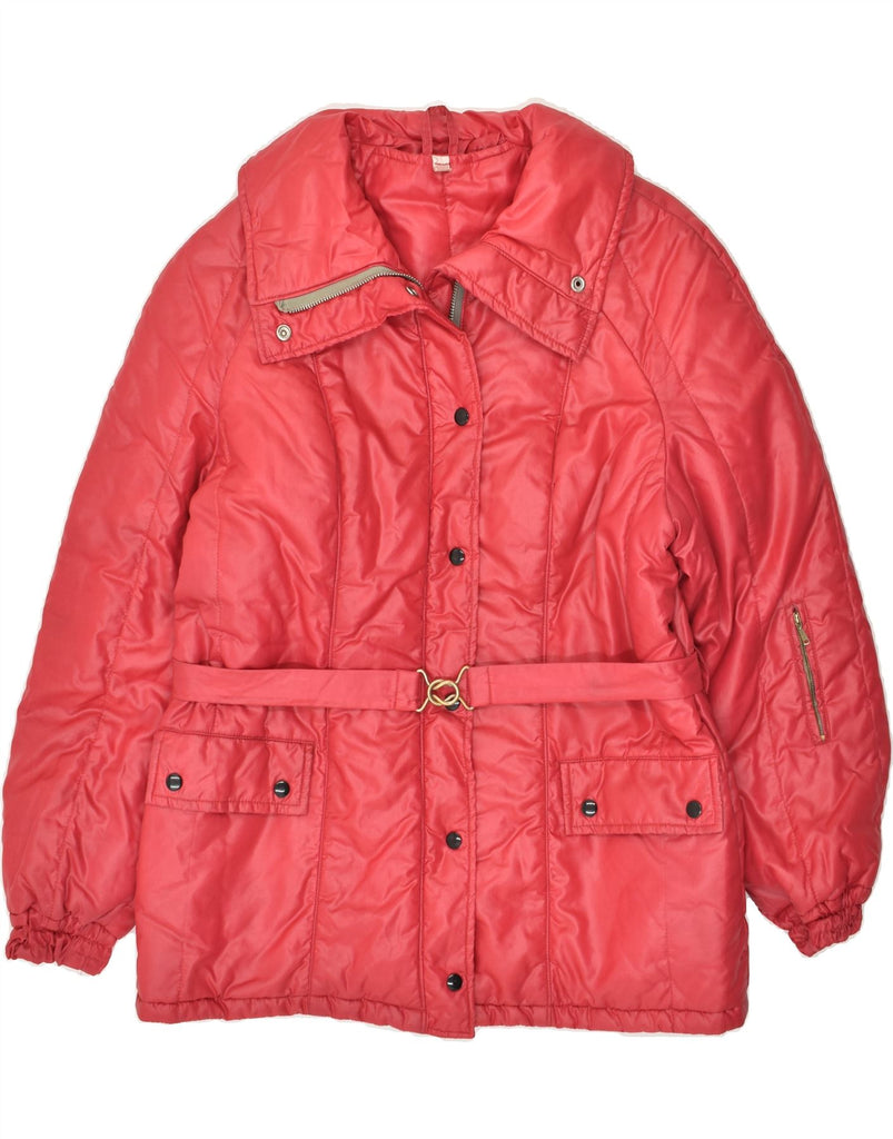 VINTAGE Womens Padded Jacket UK 16 Large Red | Vintage Vintage | Thrift | Second-Hand Vintage | Used Clothing | Messina Hembry 