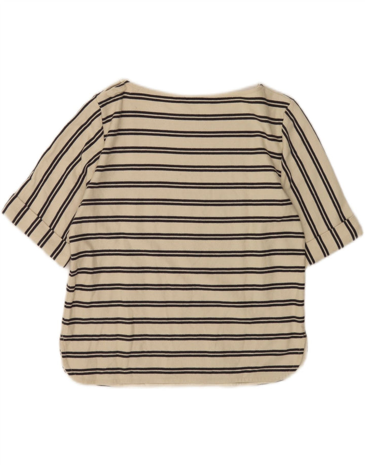 Max & Co. Womens Blouse Top UK 12 Medium Off White Striped