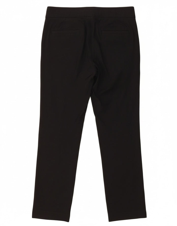 MASSIMO DUTTI Womens Slim Chino Trousers EU 38 Small W28 L28 Black