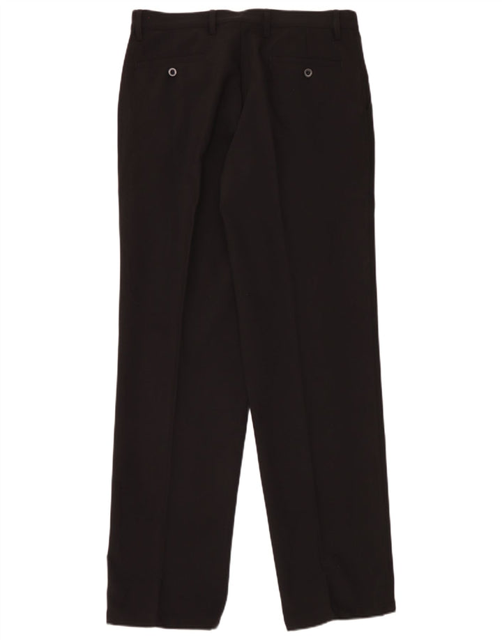 Chervo Mens Pegged Chino Trousers IT 48 Medium W32 L33 Black Polyester