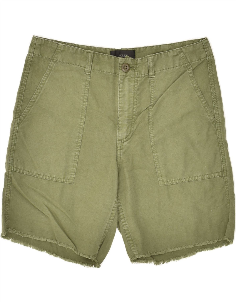 J. CREW Womens Chino Shorts US 6 Medium W32  Green Cotton | Vintage J. Crew | Thrift | Second-Hand J. Crew | Used Clothing | Messina Hembry 