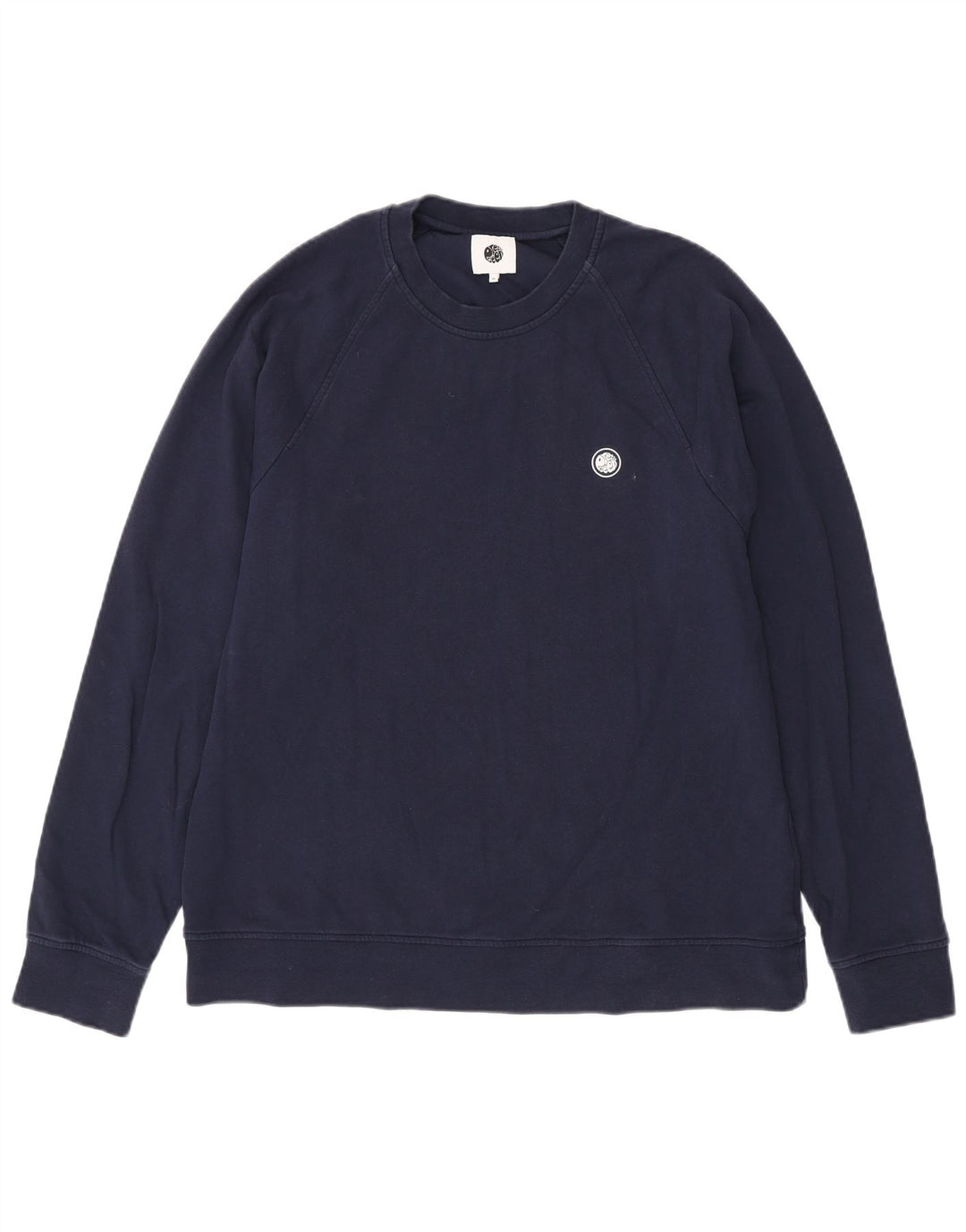 Pretty Green Mens Sweatshirt Jumper XL Navy Blue Cotton