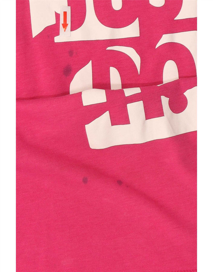 Nike Womens Graphic Vest Top UK 14 Medium Pink