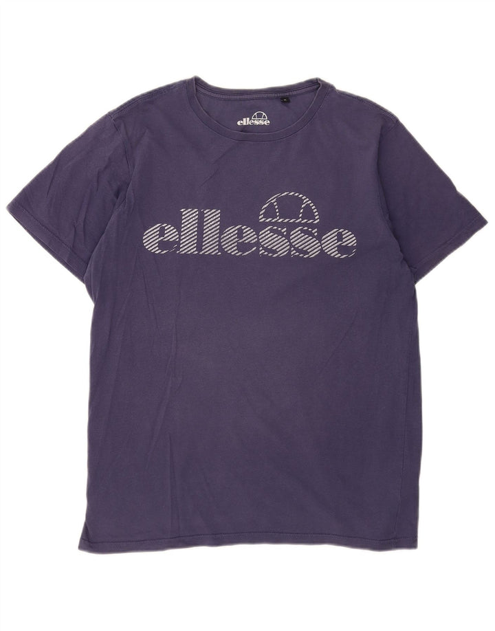 Ellesse Mens Graphic T-Shirt Top Small Navy Blue