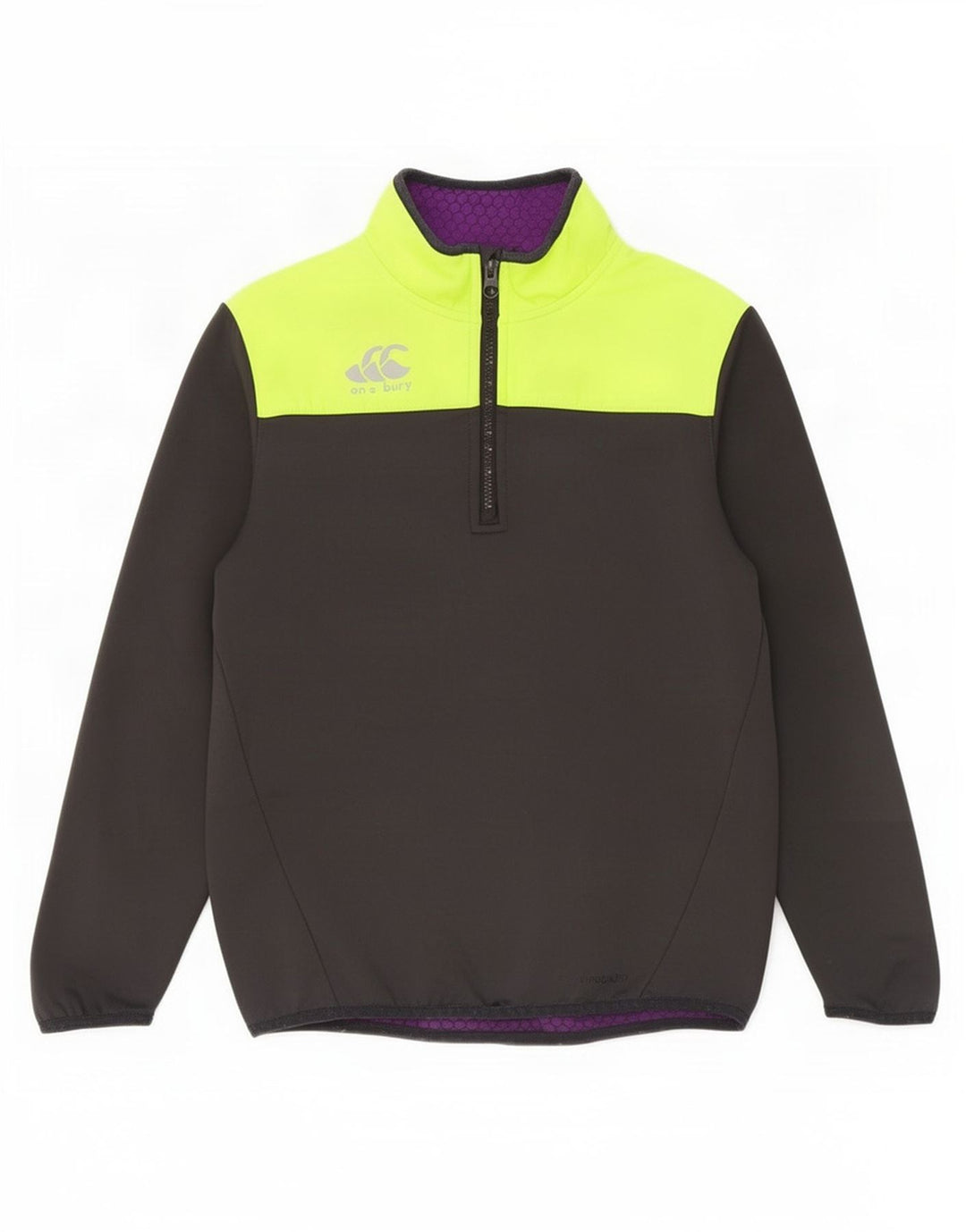 Canterbury Girls Pullover Tracksuit Top 11-12 Years Grey Colourblock