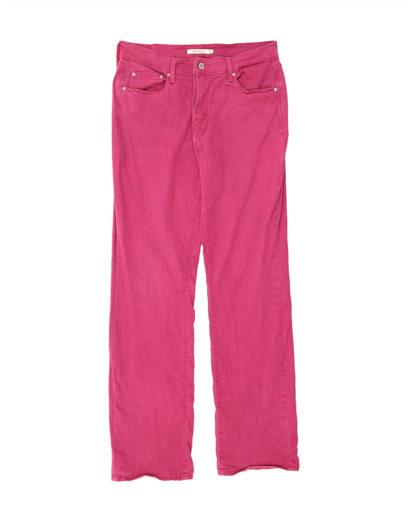 LEVI'S Womens 505 Straight Jeans US 10 Large W32 L32 Pink Cotton Vintage Levi's and Second-Hand Levi's from Messina Hembry 