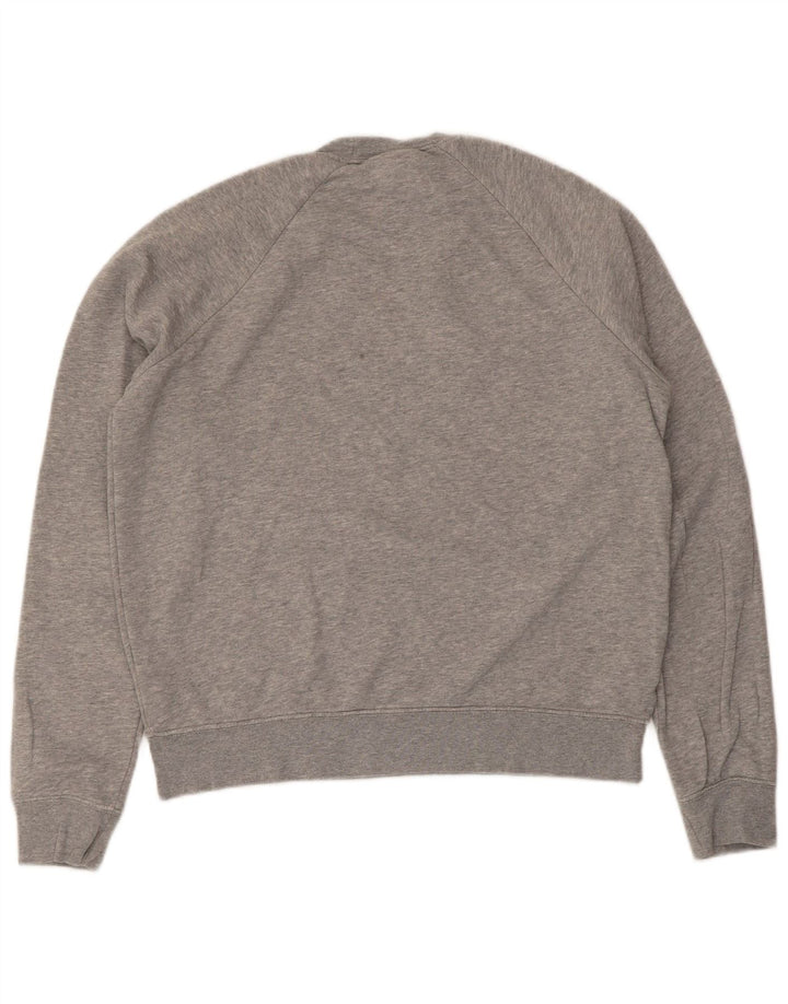 Nike Mens Graphic Sweatshirt Jumper Small Grey Flecked Cotton