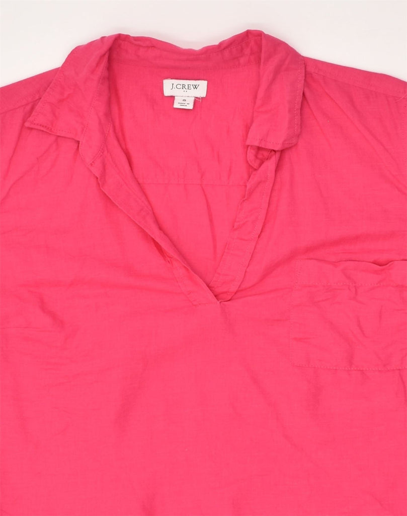 J. CREW Womens Loose Fit Short Sleeve Pullover Shirt UK 10 Small Pink | Vintage J. Crew | Thrift | Second-Hand J. Crew | Used Clothing | Messina Hembry 