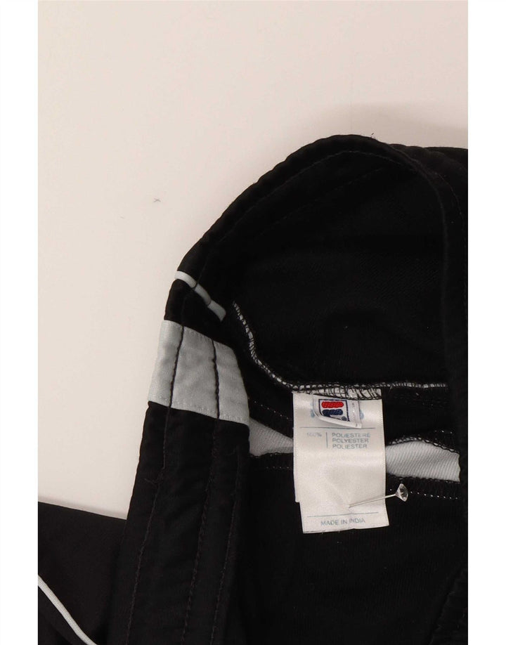 Fila Mens Tracksuit Trousers Large Black Colourblock Polyester