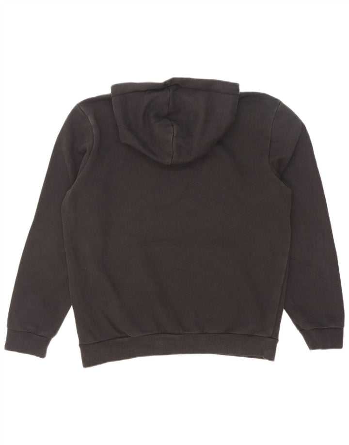 Puma Mens Graphic Hoodie Jumper Small Black Cotton