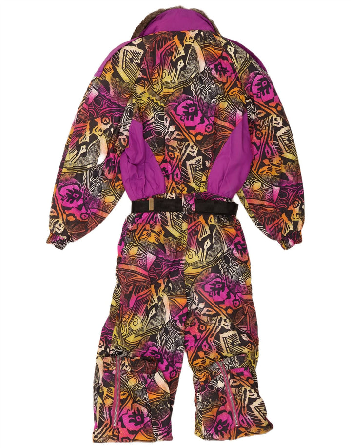 Sorry Womens Abstract Pattern Ski Jumpsuit IT 42 Medium Multicoloured