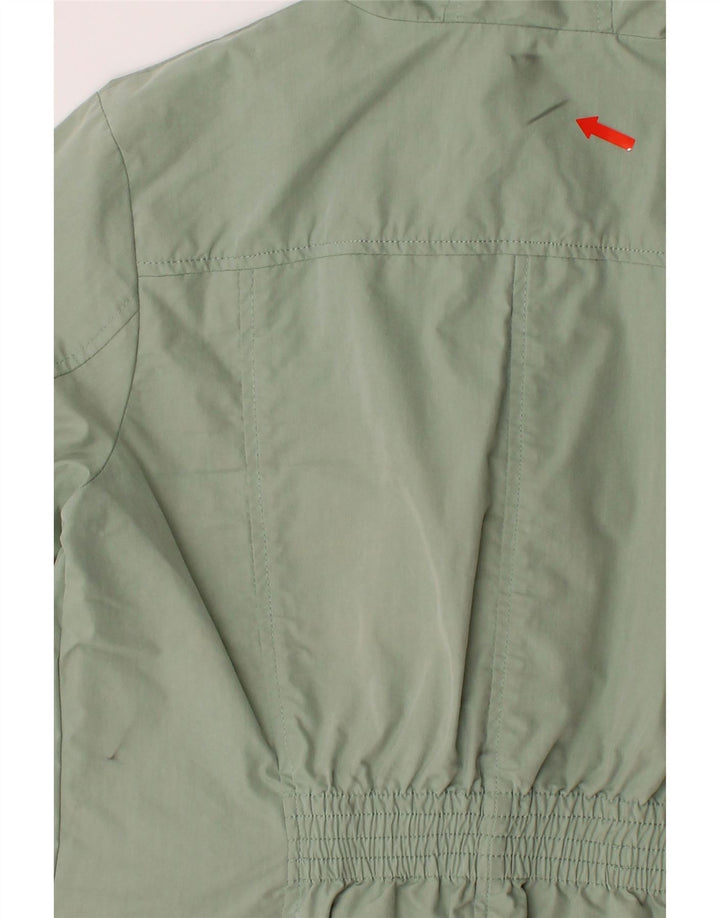 FAT FACE Womens Hooded Duffle Jacket UK 12 Medium  Green Cotton Vintage Fat Face and Second-Hand Fat Face from Messina Hembry 