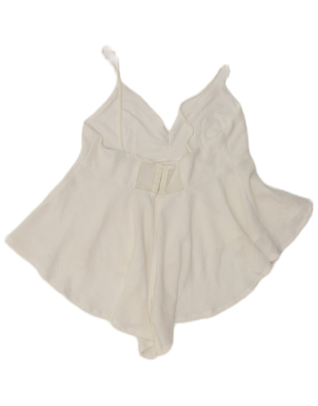 Zara Womens Asymmetric Cami Top UK 8 Small White