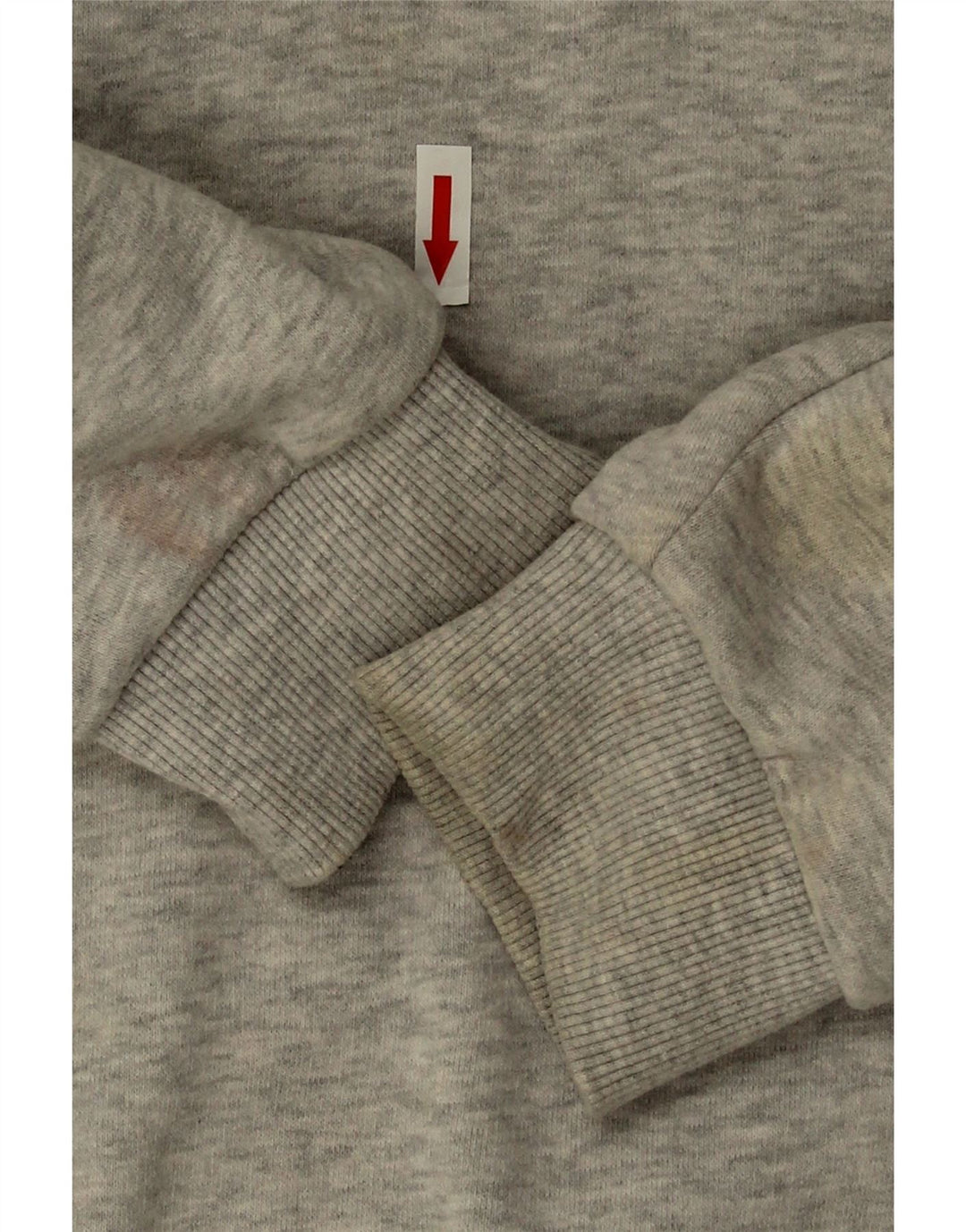 Superdry Womens Oversized Sweatshirt Jumper UK 16 Large  Grey Cotton