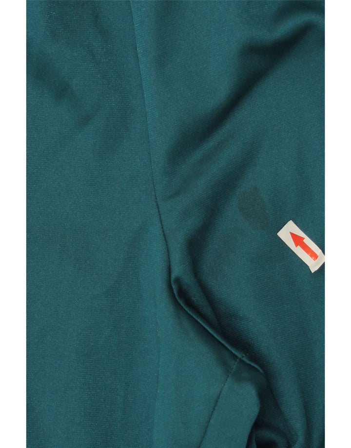 Asics Mens Graphic Tracksuit Trousers IT 52 Large Green Colourblock
