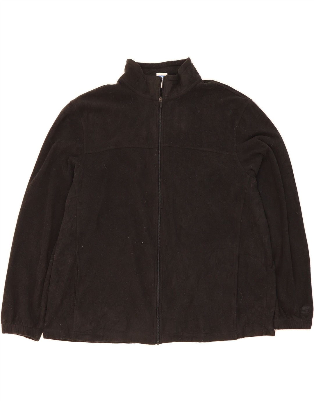 STARTER Mens Fleece Jacket UK 46/48 XL Black Polyester Vintage Starter and Second-Hand Starter from Messina Hembry 