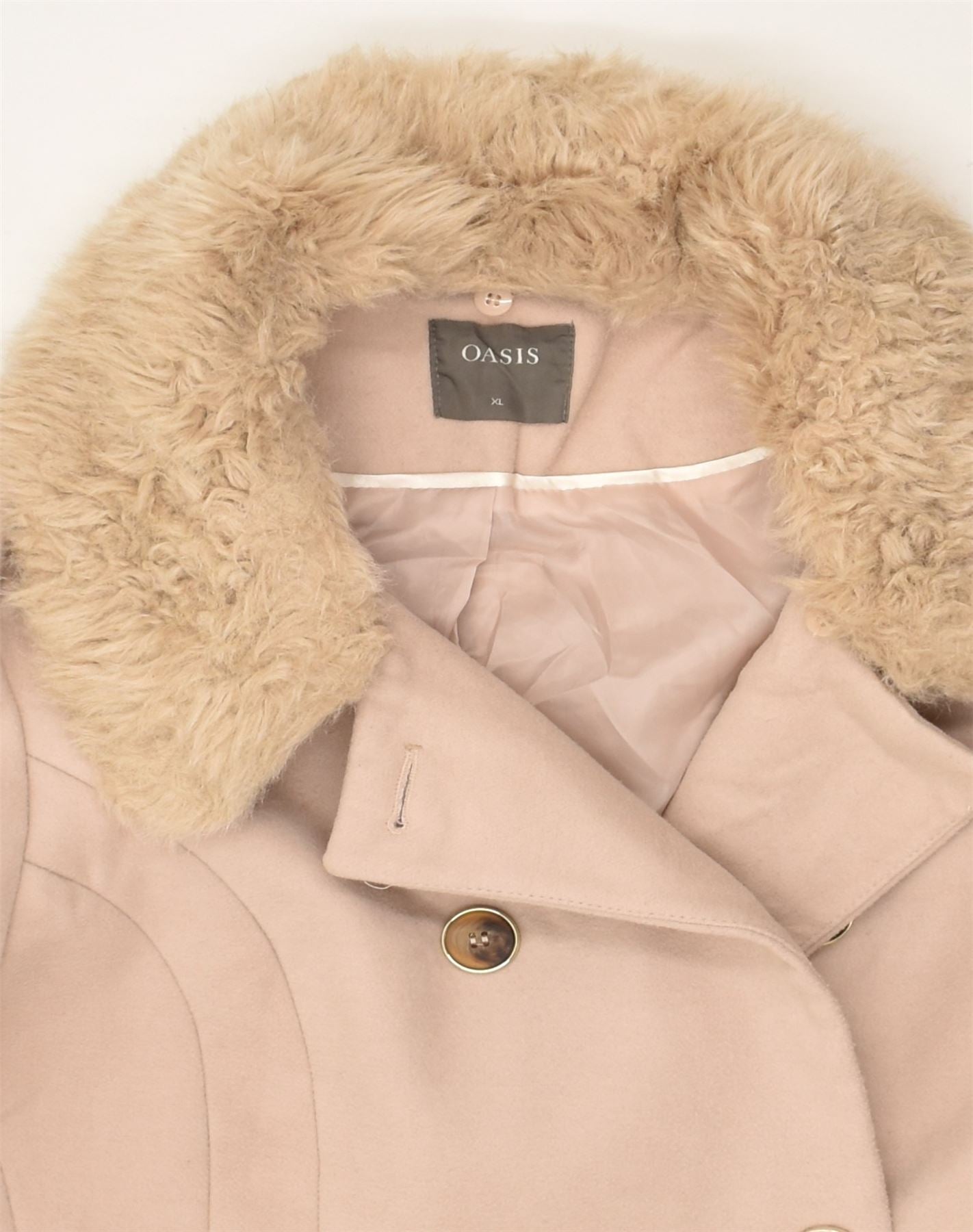 Oasis fur hot sale collar coat