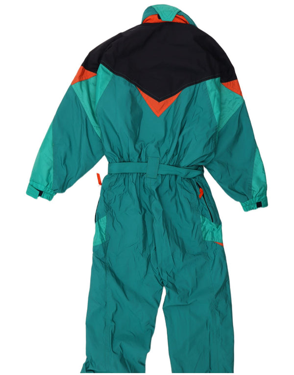 Colmar Mens Hooded Ski Jumpsuit IT 52 XL Green Colourblock Polyamide