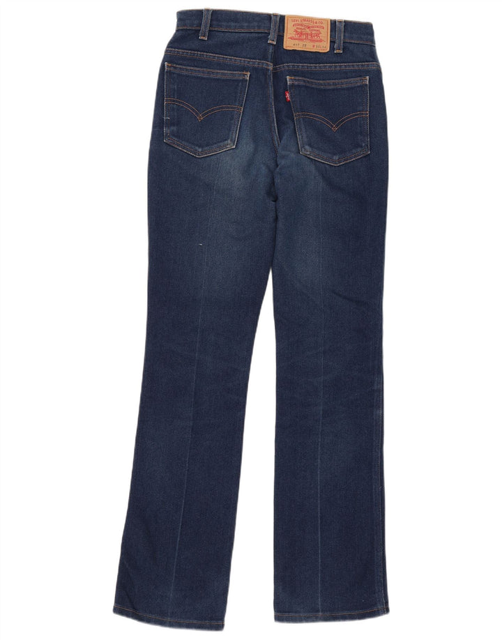 Levi's Mens 417 Bootcut Jeans W30 L34 Blue Cotton