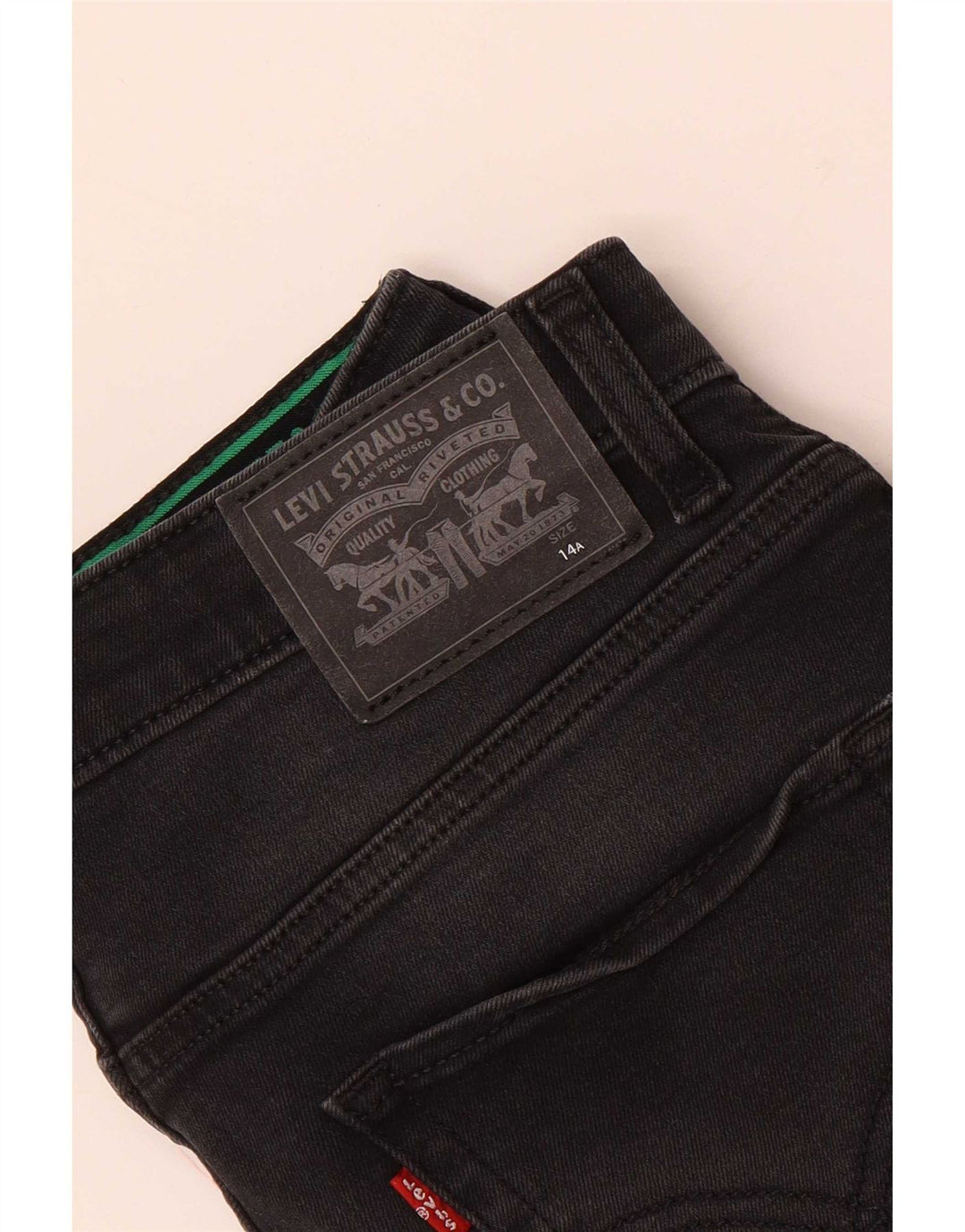Levi's Boys Slim Jeans 13-14 Years W26 L30 Black