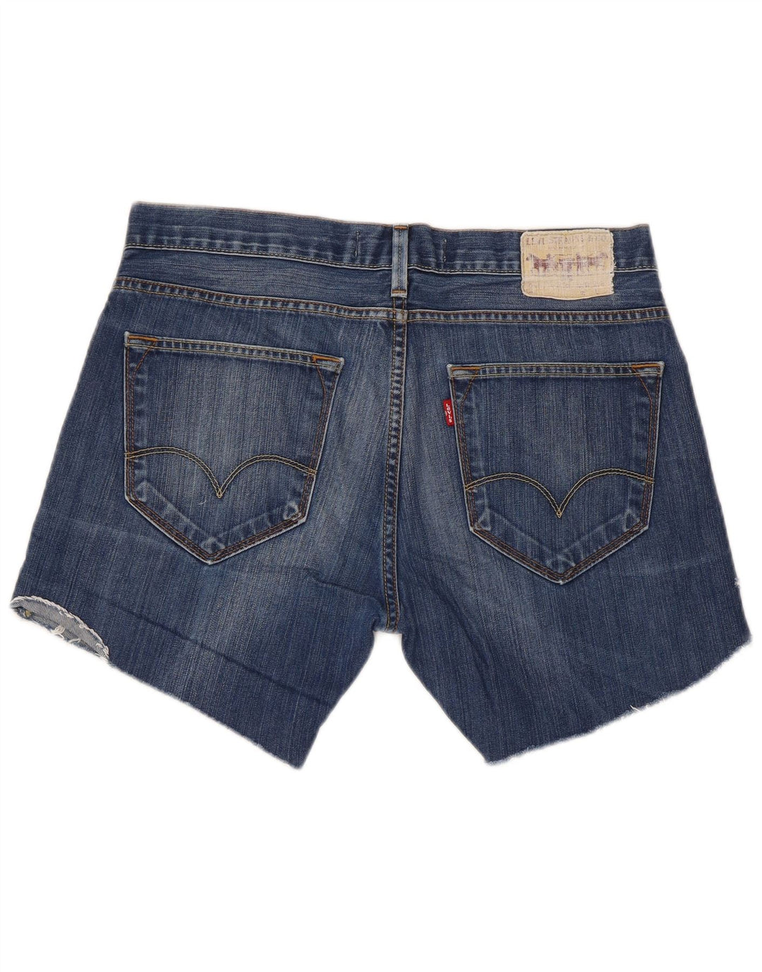 Levi's Mens 506 Regular Denim Shorts W34 Large Blue Cotton