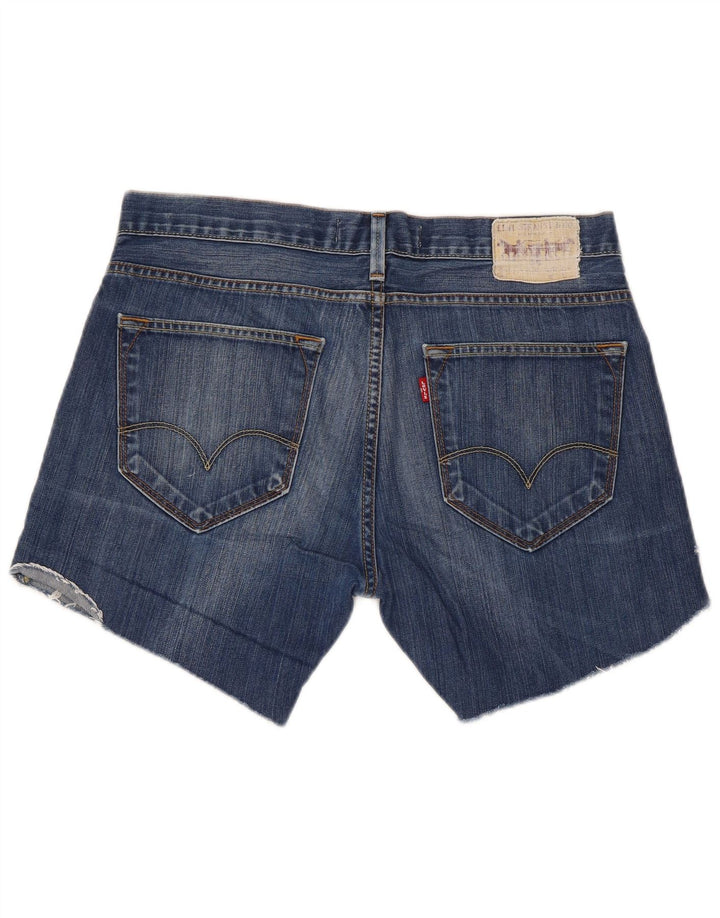Levi's Mens 506 Regular Denim Shorts W34 Large Blue Cotton