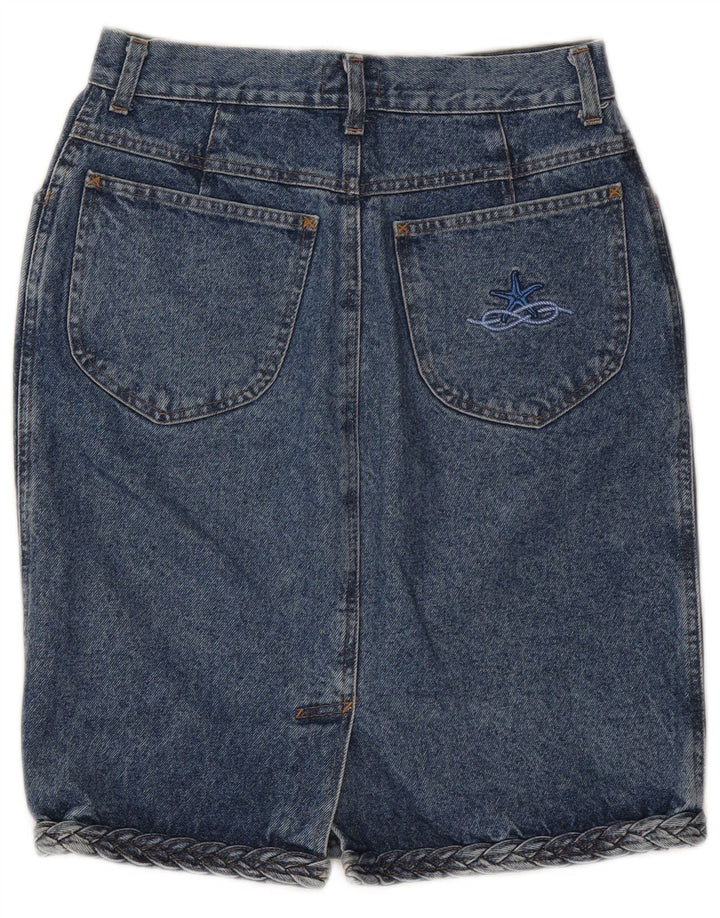 Laura Biagiotti Womens Denim Skirt W28 Medium Blue Classic