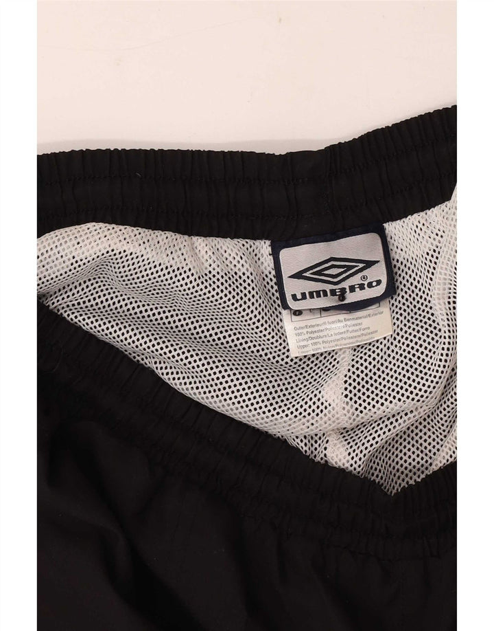 Umbro Mens Bermuda Sport Shorts Large Black Polyester