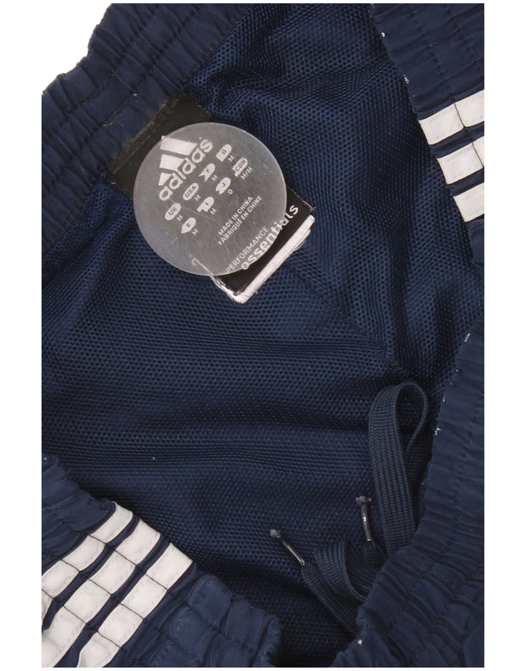 ADIDAS Mens Sport Shorts Medium  Navy Blue Polyester