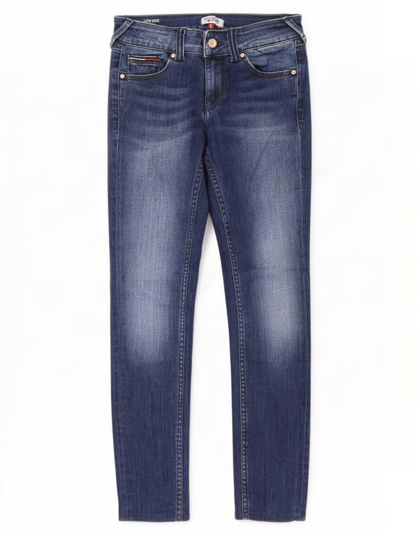 Tommy Hilfiger Womens Sophie Low Waist Skinny Jeans W25 L27 Blue Cotton