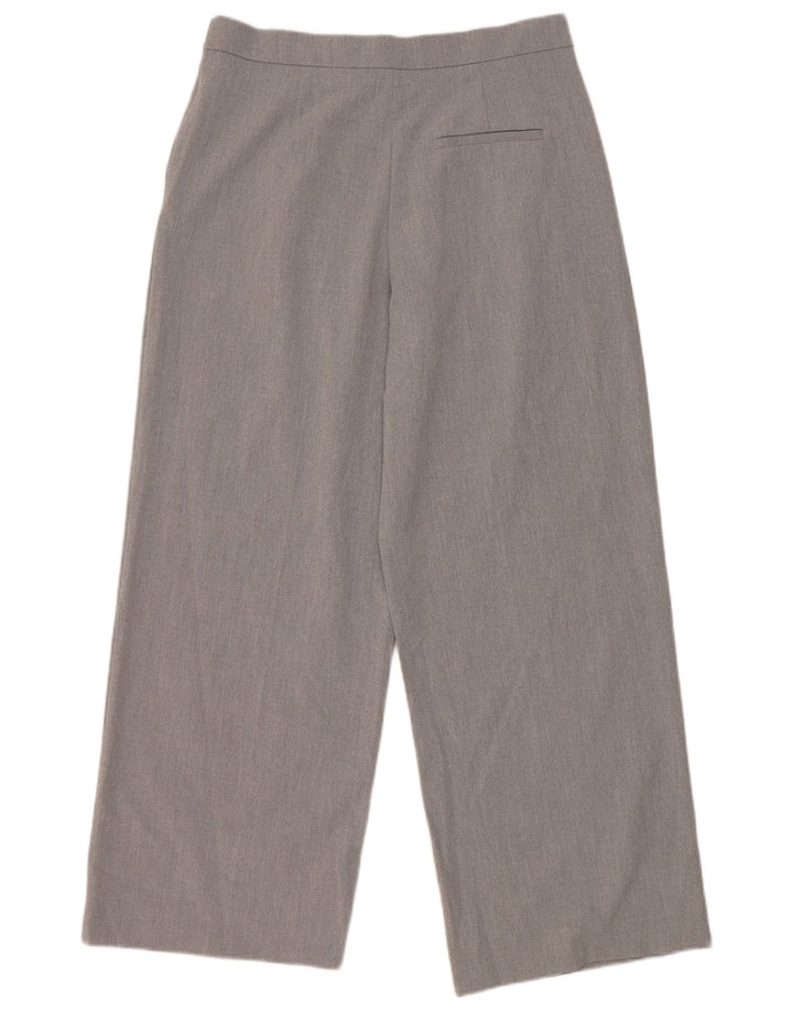 ZARA Womens Pegged Chino Trousers Medium W30 L28 Grey Polyester