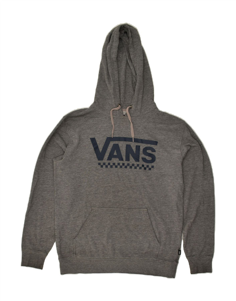 VANS Mens Graphic Hoodie Jumper Small Grey | Vintage Vans | Thrift | Second-Hand Vans | Used Clothing | Messina Hembry 