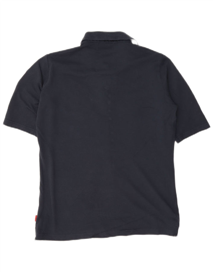 Kappa Womens Polo Shirt UK 14 Medium Navy Blue