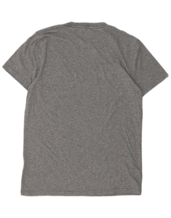 Hollister Mens T-Shirt Top Small Grey Flecked