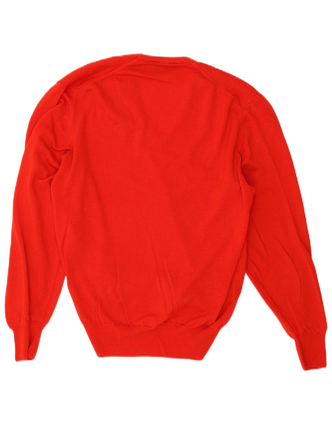 Vintage Mens V-Neck Jumper Sweater IT 50 Medium Red Cashmere
