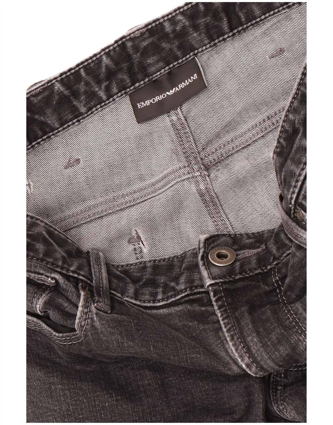 Emporio Armani Womens Slim Jeans W28 L33 Black