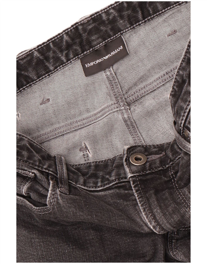 Emporio Armani Womens Slim Jeans W28 L33 Black