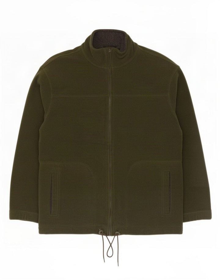 Marks & Spencer Womens St. Michael Fleece Jacket UK 14 Large Khaki