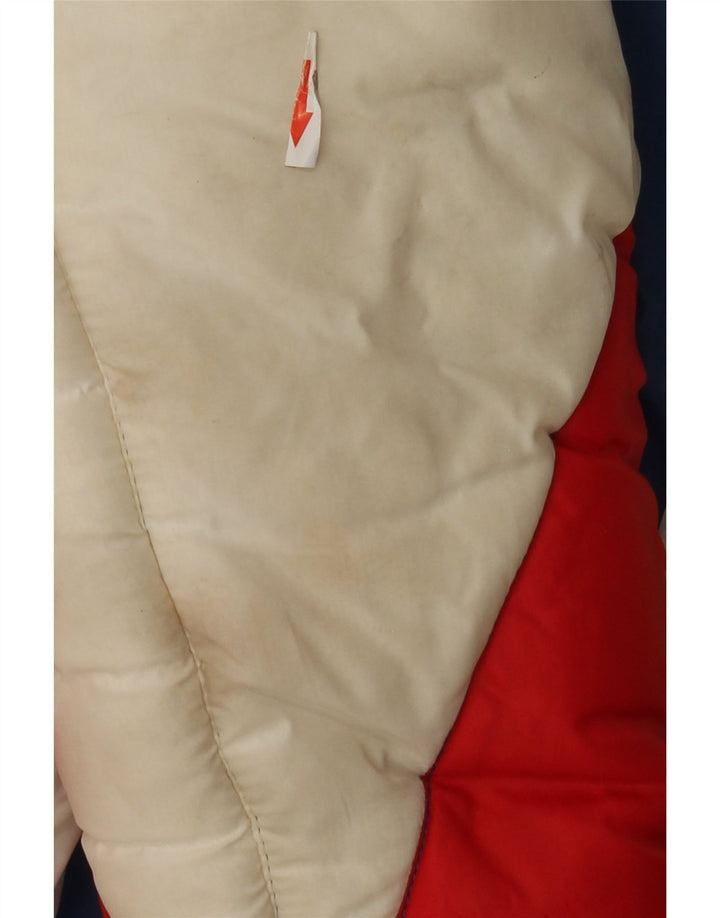 Ellesse Womens Hooded Padded Jacket IT 42 Medium Multicoloured Colourblock