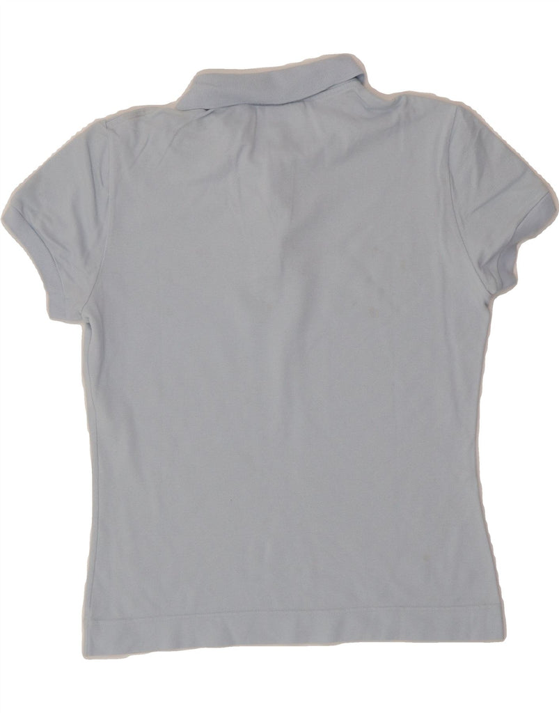 LACOSTE Womens Polo Shirt Size 44 Large Blue Cotton Vintage Lacoste and Second-Hand Lacoste from Messina Hembry 