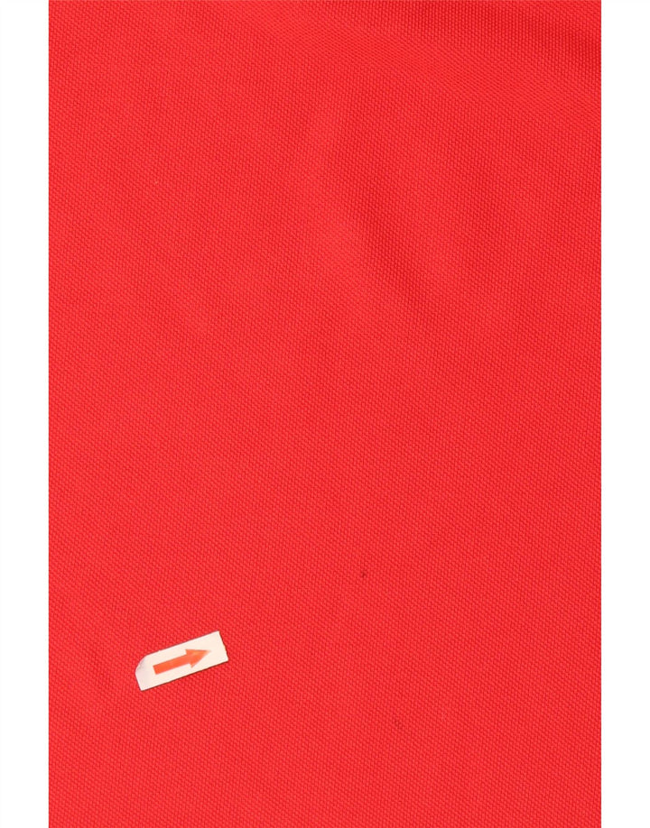 Lyle & Scott Mens Polo Shirt Medium Red Cotton